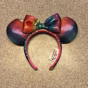 Beautiful Disney branded rainbow ears!